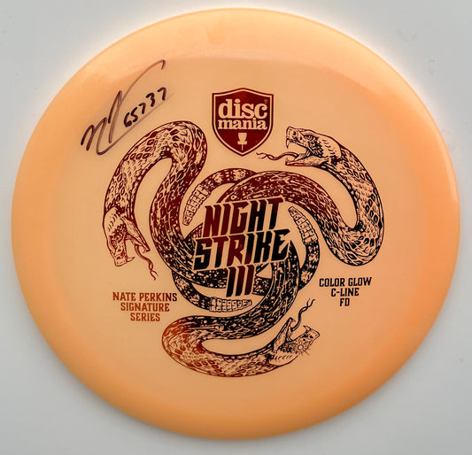 Discmania - SIGNERT Night Strike 3 Nate Perkins